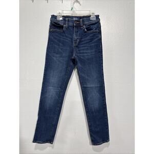 Old Navy Kids 12 Slim Taper Jeans Adjustable Waist Boys Blue Denim Pants Casual
